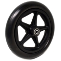 8" X 1" FRONT CASTER WHEEL