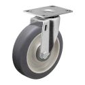 4" SWIVEL CASTER, TOP PLATE