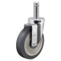 3-1/2" SWIVEL CASTER, POLY