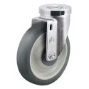 4" SWIVEL CASTER, TPR ROUND