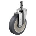 4" SWIVEL CASTER, POLY