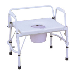BARIATRIC DROP ARM COMMODE