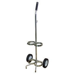 MRI DUAL CYLINDER OXYGEN CART