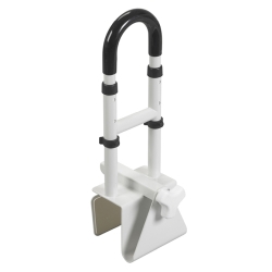 CLAMP ON  TUB RAIL, WHITE