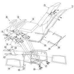 SEAT FRAME FOR