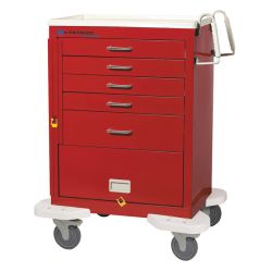 3 DRAWER EMERGENCY CART W/