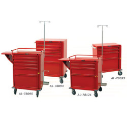 EMERGENCY CARTS-TALL,6 DRAWER