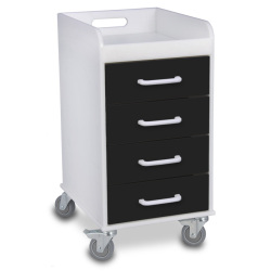 COMPACT 4 DRAWER LOCKING CART