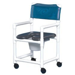 STD SOFT SEAT COMMODE CHAIR