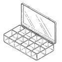 12-COMPARTMENT STORAGE CASE