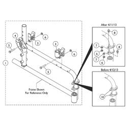 SIDE FRAME KIT, BLACK