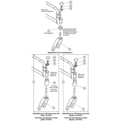 SLEEVE W/BEARING, TALL ONLY