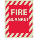 FIRE BLANKET SIGN 12"X9"