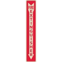 FIRE EXTINGUISHER SIGN 24"X4"