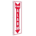 FIRE ALARM SIGN-18"X4"