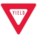 YIELD SIGN - 30" TRIANGLE