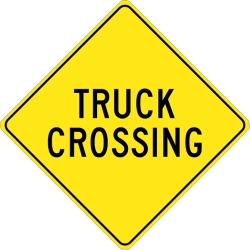 TRUCK CROSSING SIGN 24