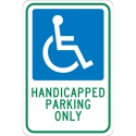 HANDICAPPED PARKING ONLY SIGN