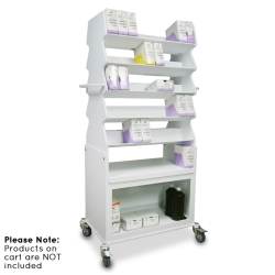 PVC XWIDE SLANTED SUTURE CART