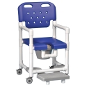 SHOWER COMMODE CHAIR 17"