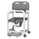 SHOWER COMMODE CHAIR 17" W/
