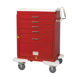 3 DRAWER EMERGENCY CART W/