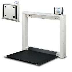WALL-MOUNT WHEELCHAIR SCALE