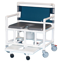 BARIATRIC SHOWER CHAIR COMMODE