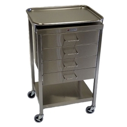 ANESTHESIA CART W/ REMOV TRAY