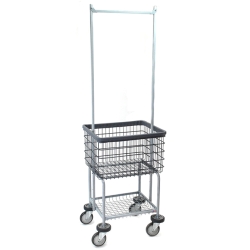 ELEVATED LAUNDRY CART W/ DBL