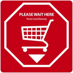 PLEASE WAIT HERE SIGN, 12 X12