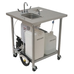 PORTABLE HAND SINK, OPEN BASE