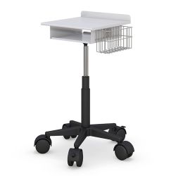 LAPTOP CART METAL GREY POWDER