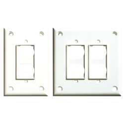 RECEPTACLE SECURITY WALL PLATE