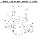 ASSY, LIFT HEADER, SCALES, 30"