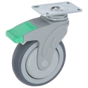 5" DIRECTION LOCK CASTER, TPR