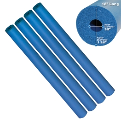 BLUE FOAM TUBING, PACK OF 4