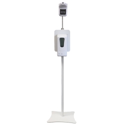 SANITIZER/THERMOMETER STAND W/