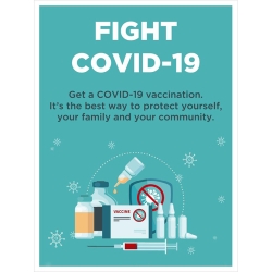 FIGHT COVID, GET A VACCINATION