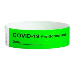 COVID-19 PRE-SCREENED WRISTBND