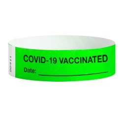 COVID-19 VACCINATED WRISTBANDS