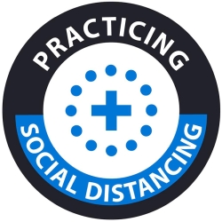 PRACTICE SOCIAL DISTANCE LABEL