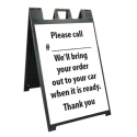A-FRAME SIGN & STAND 25"W X 45