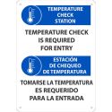 TEMPERATURE CHECK STATION SIGN