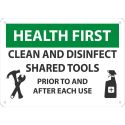 CLEAN & DISINFECT TOOLS SIGN
