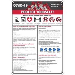 COVID-19 PROTECT YOURSELF SIGN