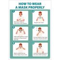 HOW TO WEAR A MASK SIGN