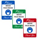 PLEASE WEAR A FACE MASK SIGN