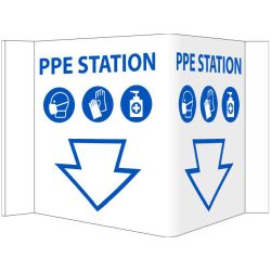 PPE STATION 3D WALL SIGN