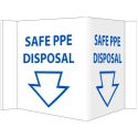 PPE DISPOSAL 3D WALL SIGN